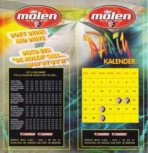 De Molen calendar a