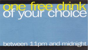 La Demence free Drink b
