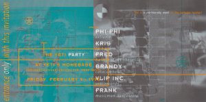 The Yeti Party 1996 02 09 b